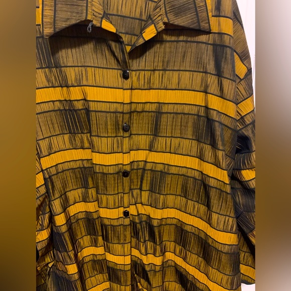 Carol Tompkins “The Big Shirt” -Size 1 (10-14)-copper Blk - Picture 3 of 9